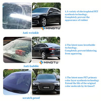 Mingtu NX50 VLT50% Anti Gores Anti UV Tebal 2mil Kaca Film PET Otomotif dengan Garansi 10 Tahun untuk Perlindungan Sinar Matahari Mobil