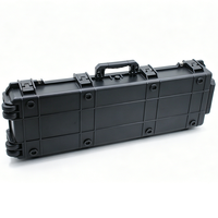 Valise robuste en plastique PP avec roulettes, mousse perforée, boîte de protection industrielle étanche et résistante pour instruments