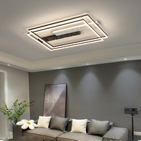 Ensemble d'éclairage complet pour la maison, moderne, simple, élégant, minimaliste, luxueux, LED, fer et acrylique, pour le salon, lampe de plafond
