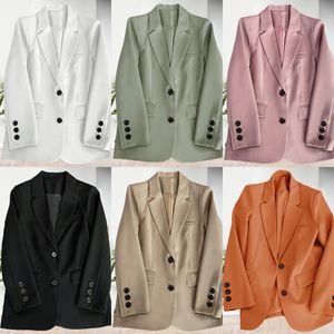 Nuevo Diseño Premium, Traje Formal para Mujer en Color Caramelo, con Botones en el Cuello, a la Moda - Product Image 3