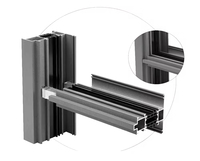 Ventanas Corredizas de Estilo Europeo con Marco de Aluminio LML en Existencia, Ventanas Corredizas de Vidrio Templado con Certificación AS CE NFRC CSA