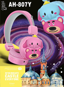 <span class=keywords><strong>Cuffie</strong></span> senza fili del cane sveglio del fumetto di AH-807Y <span class=keywords><strong>per</strong></span> i bambini - Product Image 6