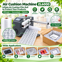 Machine de fabrication de sacs à coussin d'air avancée 30m/min, machine à bulles de protection pour verre de boisson, protège la réputation des produits