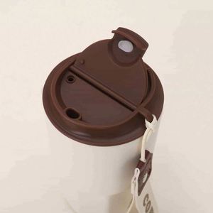 Simple 304 Stainless Steel Coffee Mug Portable Car <b>Thermos</b> Business Office Gift Dual-Drink Mug - Product Image 6