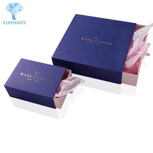 Custom Logo and Side Slide Open Pull Out Cardboard Ribbon Shoe Gift Drawer <b>Box</b> - Product Image 3