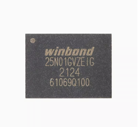 Chip de memoria flash NAND Serie 3V 1Gb SMD W25N01GVZEIG original de 3V y 1GB
