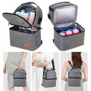 <b>Nappy</b> <b>Bag</b> Breast Pump Custom Lightweight Diaper <b>Bag</b> Mummy <b>Bag</b> <b>Baby</b> Stylish Lady Summer Waterproof Large Capacity Shoulder Strap - Product Image 2