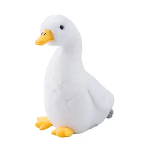 Kleine Vliegende Gans Imitatie Kleine Gele Eend Pluche Pop Gans Knuffel Pop Groothandel Kinderen Geschenken