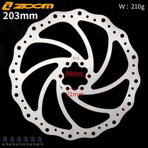 قرص فرامل خفيف الوزن من سبائك الألومنيوم للتبريد 160 مم بمكبسين متين مع ذراع ثلاثي الأصابع ووسادات معدنية مركبة للدراجات الهوائية والجبلية - Product Image 3