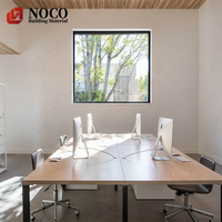 2023 ventanas de toldo de vidrio fijo de aluminio Nfrc con ventana de fijación de vidrio de aluminio para casa