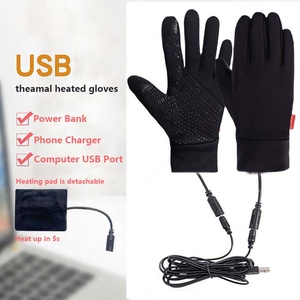 Étanche écran tactile <span class=keywords><strong>USB</strong></span> chaleur léger antidérapant personnalisé hiver thermique Sport Ski Liner vélo cyclisme moto gants d'équitation - Product Image 2