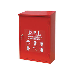 Armoire de sécurité monobloc Carvel 450x250x650mm pour EPI avec 2 étagères et toit en pente - Product Image 1