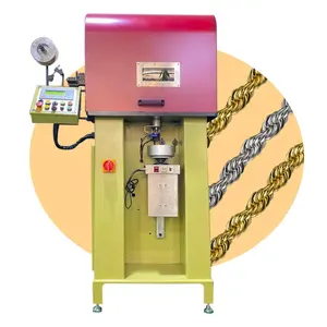 Can be used in gold, silver, brass, platinum and other materials, high-speed automatic chain manufacturing machine