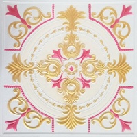 Plaque de plafond en plâtre 3D 60x60 cm, décoration intérieure magnifique, pour décoration d'église