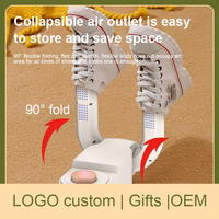 Séchoir Électrique Chauffant pour Bottes et Gants, Support Pliable Réglable, Séchage Rapide Hiver, Souffleur de Chaleur Portable, Plastique, Extérieur et Domestique