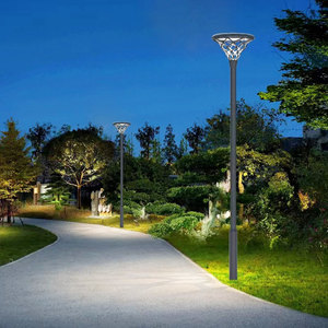 Outdoor Integrated Solar 3M Garden Light Waterproof Aluminum LED Post Lamp for Courtyard Street Community Villa IP65 Certified