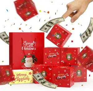 Pop Up DIY doğum günü sürpriz hediye kutusu parti iyilik komik para patlama kutusu