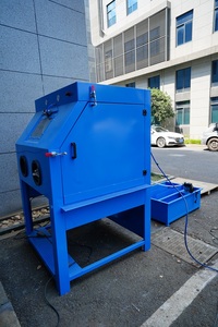 Cabine de sablage humide à circuit fermé, <span class=keywords><strong>machine</strong></span> de sablage à vapeur avec système de recirculation d'eau - Product Image 6