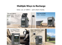 Banco de Energía Portátil Fossibot de 90000mAh de Alta Capacidad para Campamentos, Carga Rápida de 140W, Salida Doble USB y Tipo-C, Pantalla LED