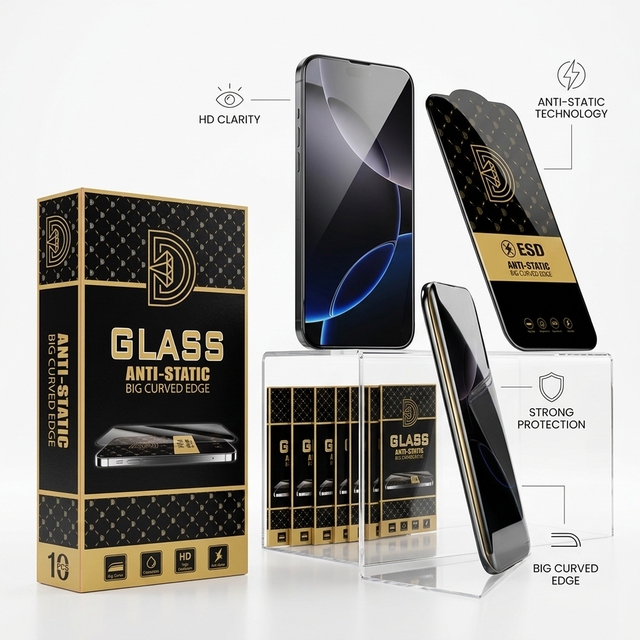 For  Samsung Tempered Glass Screen Protector 9H Hardness Anti-Static Anti-Scratch 2.5D HD Clear Mobile Phone Case
