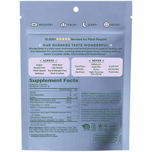 Gummies pour le sommeil à la baie de sureau et aux champignons, <span class=keywords><strong>sans</strong></span> mélatonine, <span class=keywords><strong>sans</strong></span> <span class=keywords><strong>sucre</strong></span>, 60 unités - Product Image 5