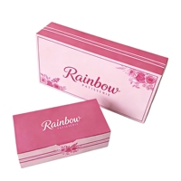 Boîtes en papier roses pour gâteaux, desserts et biscuits, emballage cadeau, boîtes en papier de qualité alimentaire, boîtes à gâteaux jetables