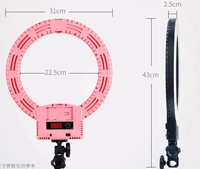 Ring Light LED 12 Inch 35W Forfeel untuk Foto dan Video, Dapat Diredupkan, Dilengkapi Stand Lampu