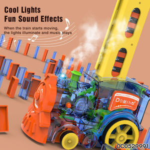 Distributeur <span class=keywords><strong>automatique</strong></span> de trains électriques, jeu de dominos multicolores, jeu de blocs, fabricants personnalisés pour enfants - Product Image 2