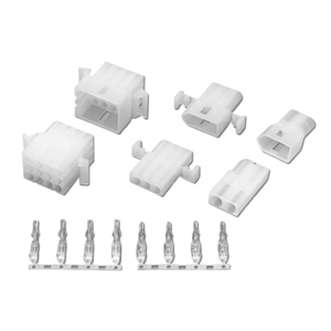 Soket Terminal Kabel Molex M1490-P/50301-4RF Pitch 5.03mm 2-8 Pin Wire-to-Wire Housing PA66 Konektor Daya Crimp Berlapis Au/Tin - Product Image 1