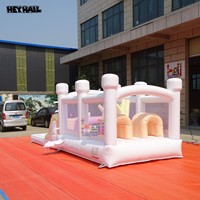 Parcours d'obstacles aquatiques gonflable double piste amusant et durable 20x8,2 pieds en PVC avec garantie 1 an pour les camps d'été