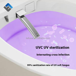 Hot Sale <strong>Blue</strong>-tooth Music Smart <strong>Toilet</strong> Sanitary Ware Automatic Opening Bidet with Remote Control P-Trap Drainage S-Trap Pattern - Product Image 5