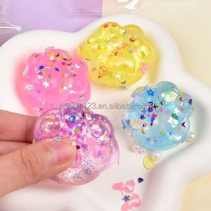 Juguete Blandito de Garra de Gato con Lentejuelas de Maltosa Aurora, Bola Antiestrés de Rebote Lento, Mini Juguete Sensorial de Garra de Gato - Product Image 4