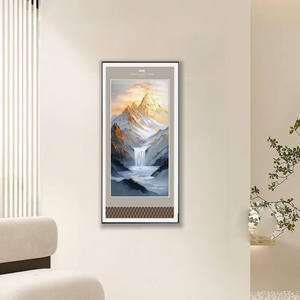 <span class=keywords><strong>Pintura</strong></span> decorativa de <span class=keywords><strong>paisaje</strong></span> esmaltada de estilo chino nuevo minimalista moderno - Product Image 4