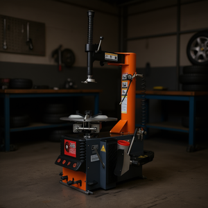 Desmontadora de neumáticos semiautomática con capacidad para llantas de 12 a 24 pulgadas, motor de 2 HP, control por pedal, modelo D0100X358JT - Product Image 2