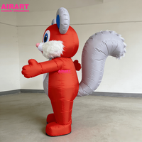 Costume de mascotte d'écureuil géant pour les événements de l'association de conservation - Costume de mascotte d'écureuil animal