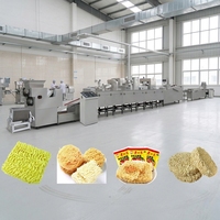 Petite ligne de production de nouilles instantanées, ligne de production de nouilles instantanées frites. Livraison directe de l'usine.