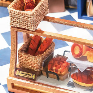 Robotime Rolife 3D rompecabezas <span class=keywords><strong>de</strong></span> madera juguete DG143 <span class=keywords><strong>Nancy</strong></span>'s Bake Shop modelo Kit DIY <span class=keywords><strong>casa</strong></span> en miniatura - Product Image 5