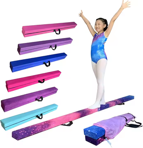 <span class=keywords><strong>Poutre</strong></span> d'équilibre pliante de gymnastique à domicile planche de Yoga de levage détachable <span class=keywords><strong>bois</strong></span> <span class=keywords><strong>imitation</strong></span> <span class=keywords><strong>bois</strong></span> de cerf cuir fitness complet - Product Image 1