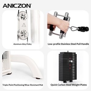 Macchina Commerciale per Estensioni <span class=keywords><strong>Schiena</strong></span> e Trazioni Verticali Orizzontali in Acciaio - Attrezzatura da Palestra per Allenamento Seduto - Product Image 3