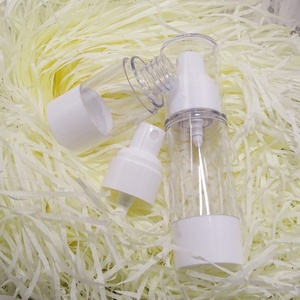 Vente en gros de flacons pompe sans air en plastique transparent pour cosmétiques, soins de la peau, lotion, crème, sérum, 1,7 oz (50 ml) - Product Image 6