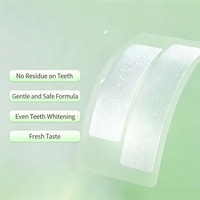 Bandes blanchissantes pour les dents sans résidus, saveur menthe, fines, auto-adhésives, traitement d'éclaircissement buccal à domicile