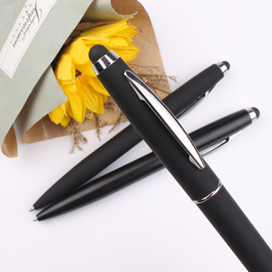 Bolígrafo de Metal Negro de <span class=keywords><strong>Buena</strong></span> Calidad de Fábrica, con Punta de Bola Mate y Logotipo Grabado Personalizado - Product Image 4