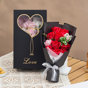 Wholesale 11 Artificial Rose <b>Gift</b> <b>Boxes</b>, Artificial Flower <b>Gifts</b> for Wives on Weddings birthday and Valentine's Day - Product Image 1