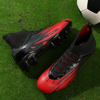 Chaussures de football cramponnées pour hommes, vente en gros à prix abordable, respirantes, pour l'automne, l'hiver et l'été, tige en PU, semelle extérieure en TPU