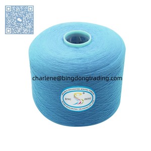 10S/2 10/3 20/2 30/2 40/2 50/2 60/2 nhuộm Ống may chủ đề màu 100% Spun <span class=keywords><strong>Polyester</strong></span> với làm mềm trong Trung Quốc quần áo may - Product Image 3