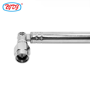 Factory Radio Rod <strong>Antenna</strong> Telescopic <strong>Antenna</strong> SMA Male Connector Radio Whip Folding <strong>Antenna</strong> for TV AM <strong>FM</strong> Radio Stereo Receiver - Product Image 6