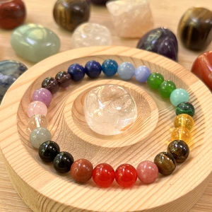 Chữa Bệnh 7 Pha Lê Chakra Vòng Đeo Tay Căng Thẳng Lo Lắng Cứu Trợ Thiền Năng Lượng Cân Bằng, Và Cũng Là Bảo Vệ Yoga Vòng Đeo Tay - Product Image 3
