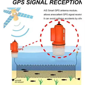 เครื่องวัดตำแหน่ง AIS กันน้ำ IPX7 แบบเสาอากาศ เครื่องวัดความลึกแบบเซลลูลาร์ RF สำหรับตกปลา พร้อมตัวติดตามทุ่นลอยน้ำ สำหรับกีฬาทางน้ำกลางแจ้ง - Product Image 6