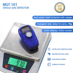 เครื่องวิเคราะห์ก๊าซเดี่ยวแบบพกพาพร้อมหน้าจอ LED ที่คล้ายกับเครื่องตรวจจับการรั่วไหลของ H2เดี่ยว <span class=keywords><strong>BW</strong></span> O2เครื่องตรวจจับการสั่นสะเทือนของก๊าซการใช้งานในอุตสาหกรรม - Product Image 3