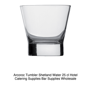 Shetland <b>Water</b> Glass 25 cl Arcoroc H 9 cm Ø 8.8 cm - Product Image 2